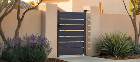 Πόρτα κήπου από αλουμίνιο